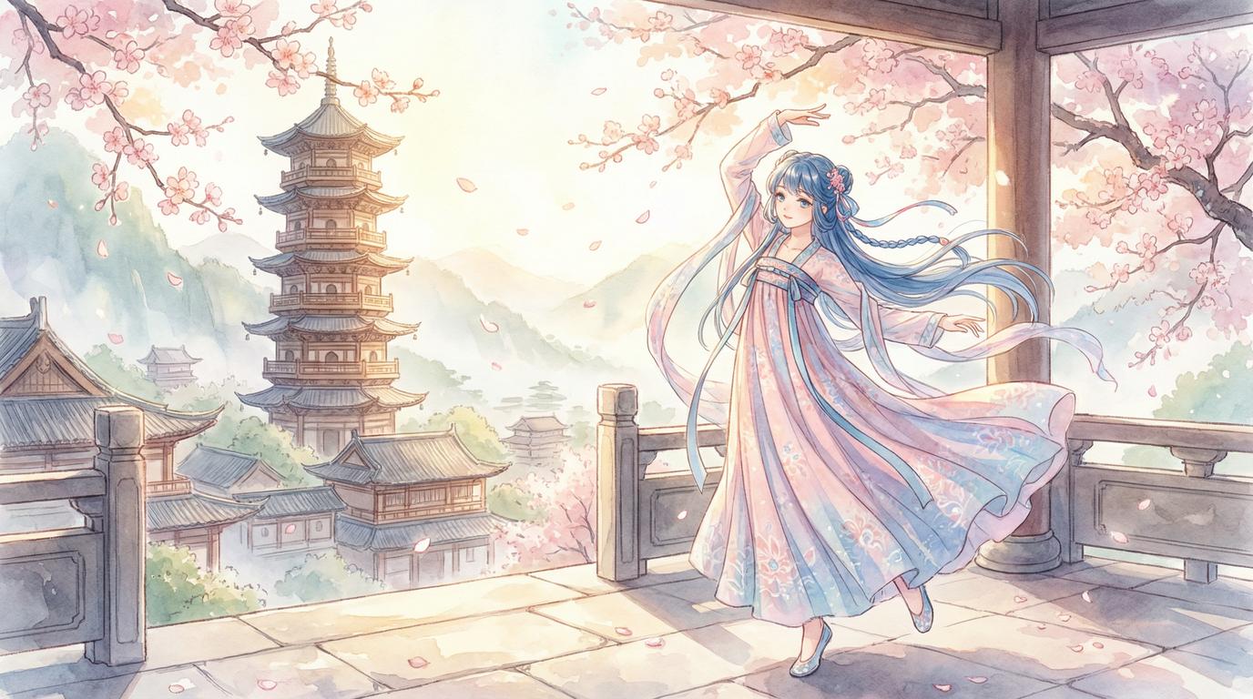 抖阴古风汉服舞蹈视频